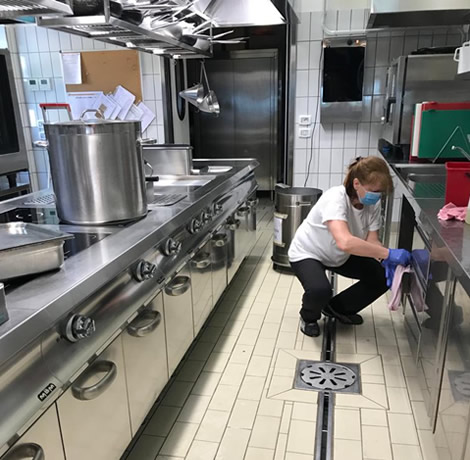 pulizia cucine ristoranti Verona